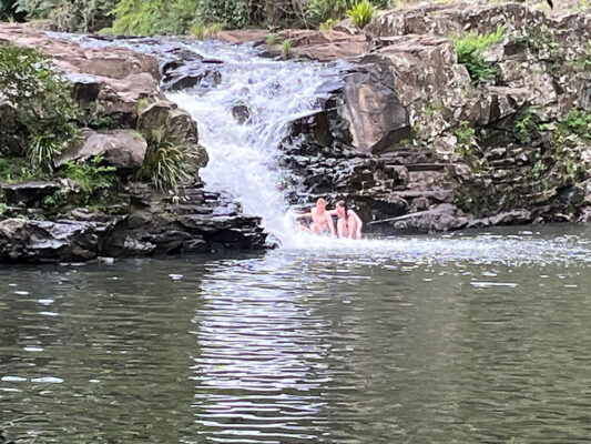 Gardners Falls 5 meter waterfall